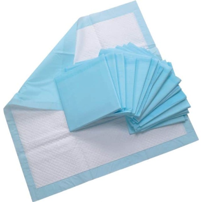 פדים צרכים לגורים איכותיים ועבים + דבק נצמד לרצפה 100 יחידות